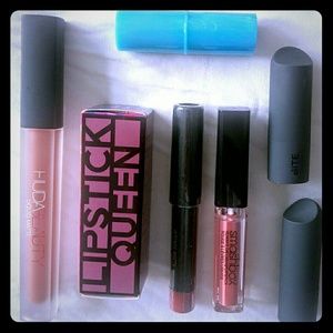 Lippie Lot-7 items, Huda, Smashbox, Tarte, Bite